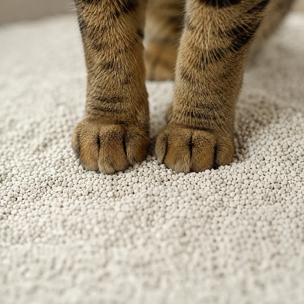 Arena para patitas sensibles