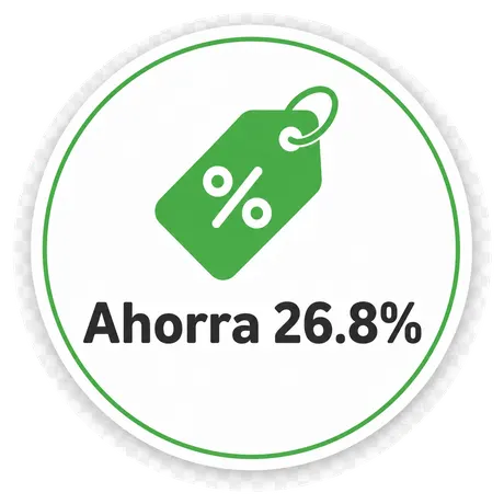 Badge de ahorro por volumen