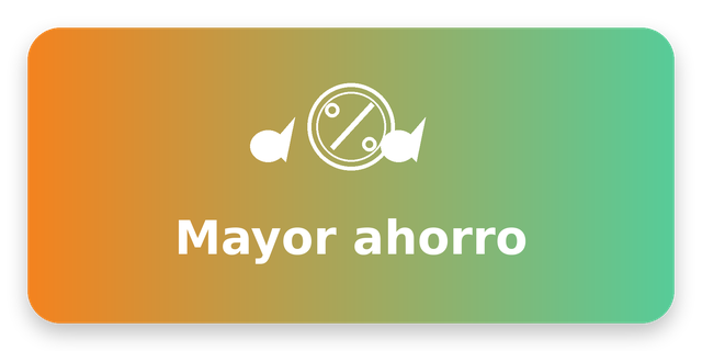 Ribbon de mayor ahorro