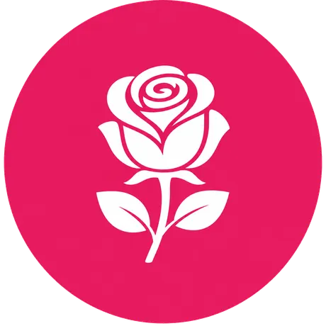 Ícono aroma rosa